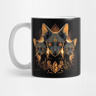 Cerberus as a Cryptic feline Mug